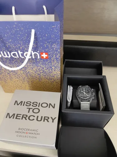 Relógio Swatch x Omega Moonswatch - Mission To Mercury