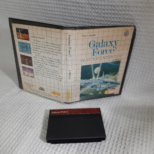 JOGO MASTER SYSTEM GALAXY FORCE CAIXA
