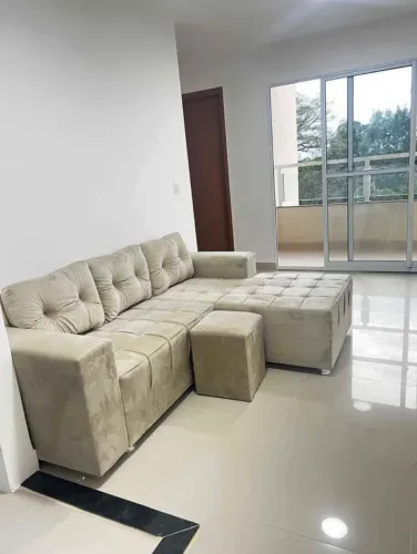 Sofá chaise 3 lugares novos direto de fábrica