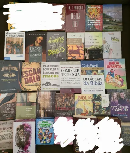 Estude Teologia! Livros Cristãos novos lacrados. Parcelamento no cartão. 