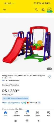 Escorregador infantil