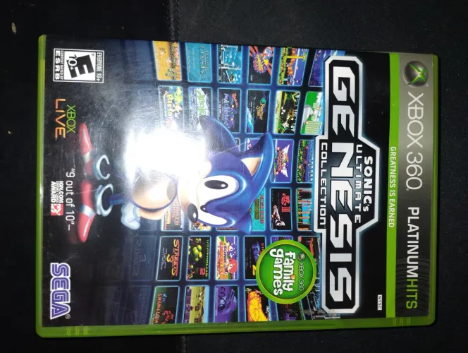 SONIC ULTIMATE GENESIS COLECTION PARA XBOX 360 ORIGINAL 