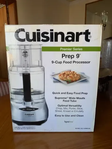 PROCESSADOR DE ALIMENTOS CUISINART 9 XÍCARAS - NOVO NA CAIXA