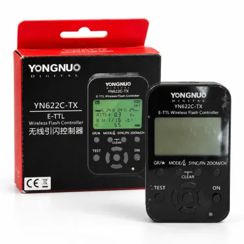 Controlador Rádio Flash Yongnuo YN622C-TX Canon E-TTL
