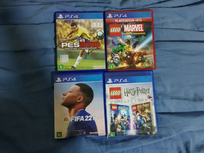Super promoção, Jogos de Ps4 só tenho o pés e o lego marvel