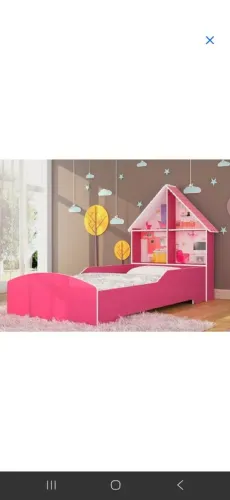 Cama Infantil Casinha feminina 