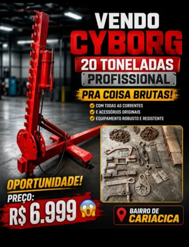 Cyborg profissional R$6.999 oportunidade 