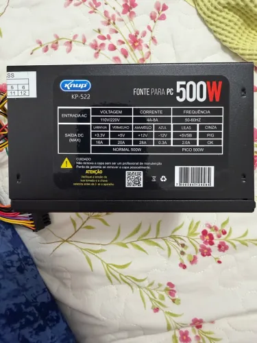 Fonte knup 500W