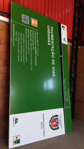 Painel de propagandas