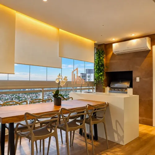 Torres Ekoara Apartamento 3 Suítes à venda no Marco,138m² -Andar Alto MOBILIADO