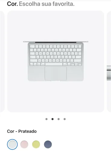 MacBook Neo 13P 256GB A18 Pro lançamento prata