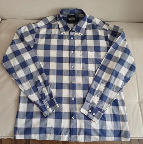 Camisa masculina VR xadrez tam g