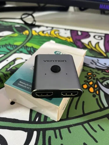 Switch Splitter Vention Adaptador HDMI 2x1 4k Tv Monitor Pc