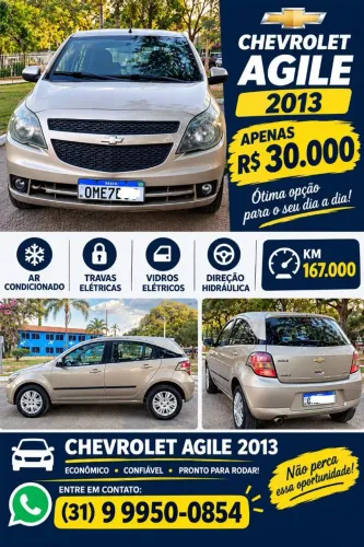 Chevrolet Agile LT 1.4 MPFI 8V Flexpower 5P 2013