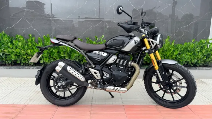 Triumph Scrambler 400X 2025 abaixo da fipe