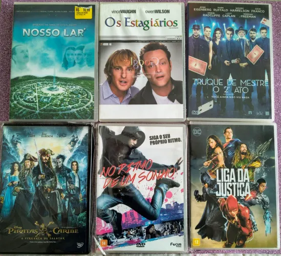 Vários filmes em DVD 