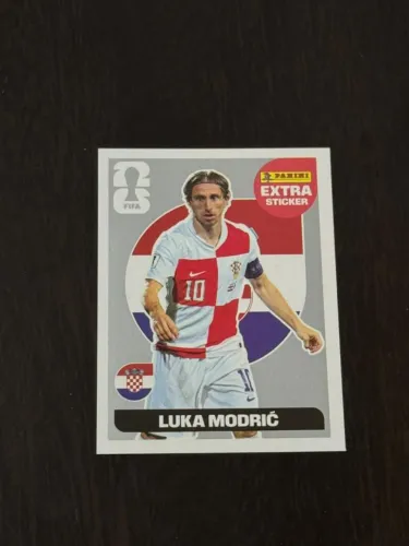 Luka Modric Prata Figurinha Copa 2026