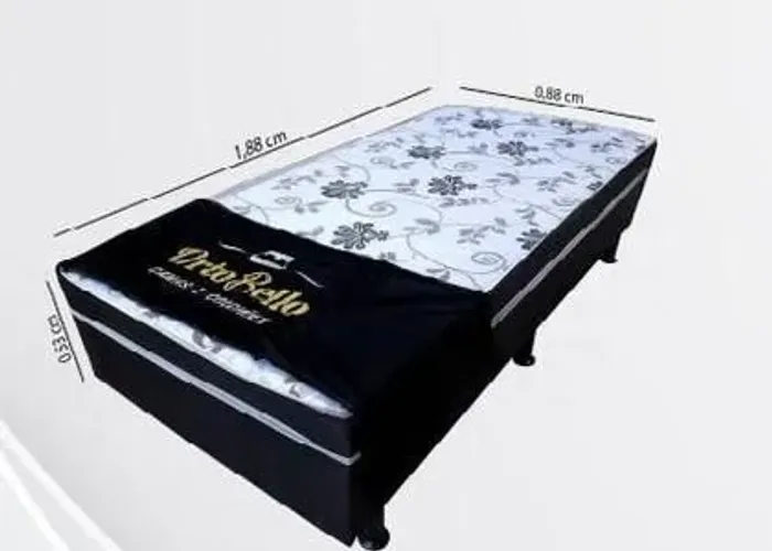 Cama Box Solteiro D20 88x188 - Ortobello Frete Grátis Parcelamos Em Até 12X S/Juros