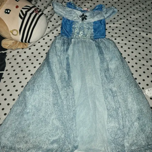 Fantasia Princesa infantil veste do 5 ao 8 anos