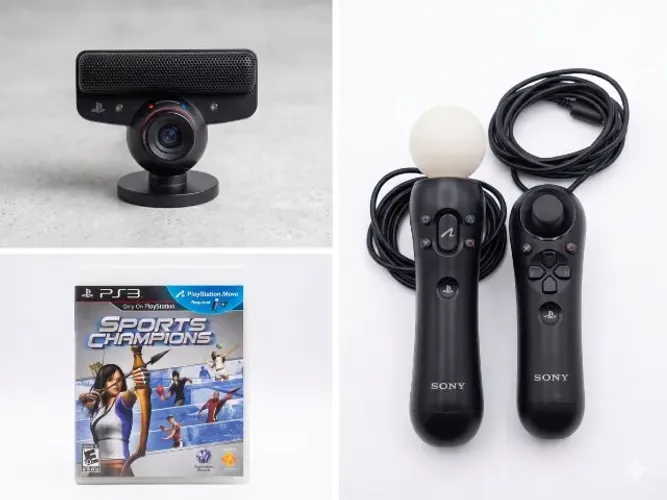Kit Ps Move + Ps Eye + Navigation + Jogo (originais Sony)