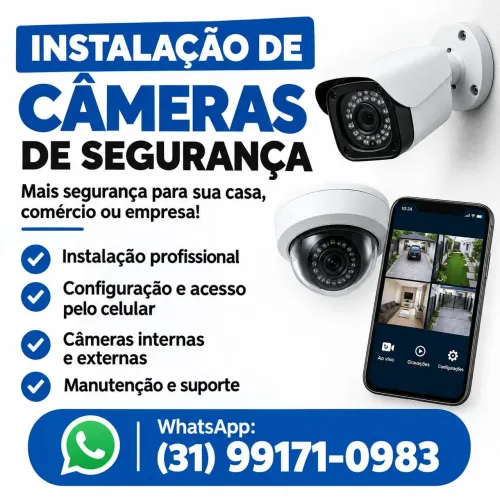 Instalação Câmera Segurança