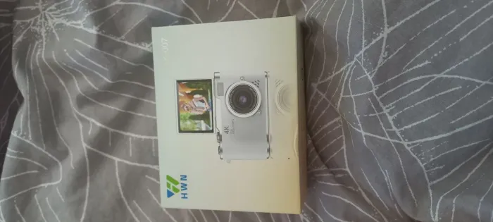  Câmera Digital 4K HWN com Tela Articulada