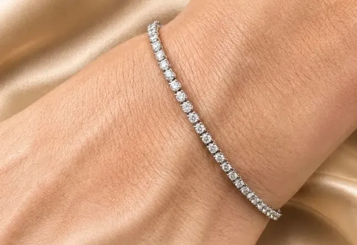 Pulseira Riviera 2,2 CT em Ouro 18k 750