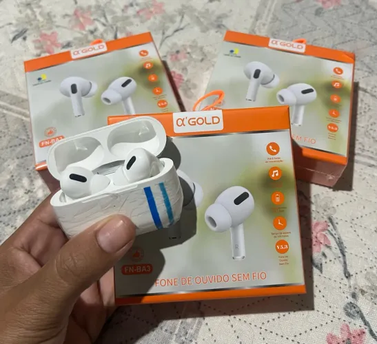Fone de ouvido Bluetooth Gold