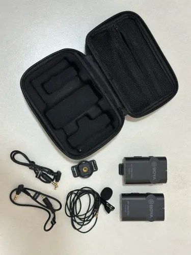 Microfone Sem Fio BOYA BY-WM4 PRO - Completo +
