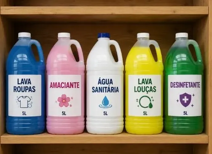 KIT LIMPEZA FAMILIA 5 LITROS