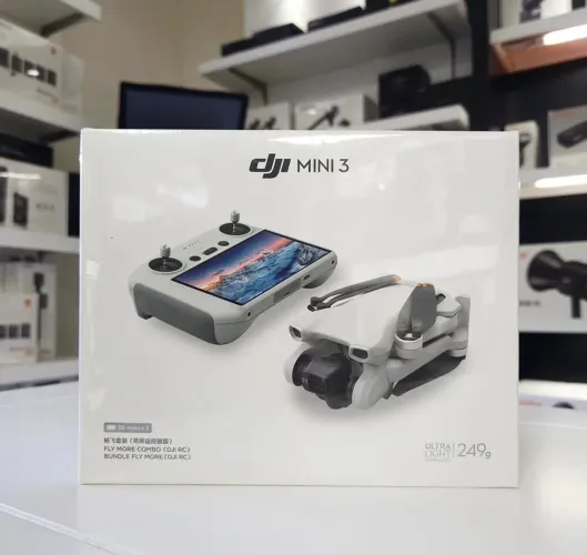 Drone - DJI Mini 3 Fly More Combo (c/ tela) Novo Lacrado Garantia Loja Física