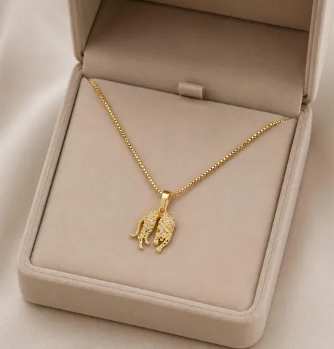 Colar Panthère em Ouro 18K 750