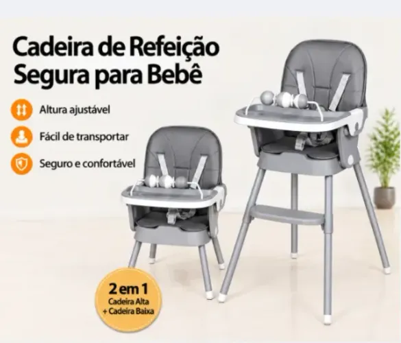 Cadeira de Refeição para Bebês - Lacrada