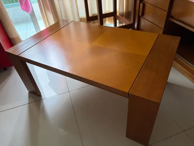Mesa de centro madeira maciça 1,02 comprimento 62 largura