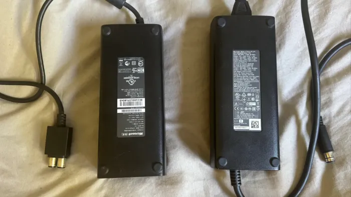 Fontes Originais de Xbox 360 (1 pino e 2 pinos)