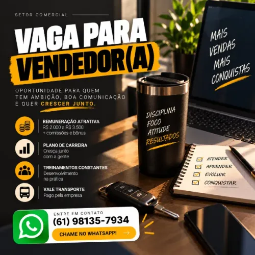 Vaga de Emprego ? Executivo de Vendas