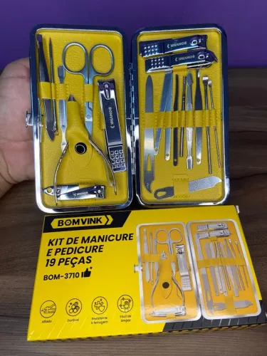 Kit Manicure e Pedicure 19 Peças BOM-3710 an3