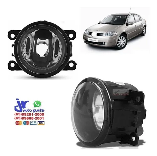 Par Farol de Milha Megane 06 07 08 a 09 Neblina Auxiliar