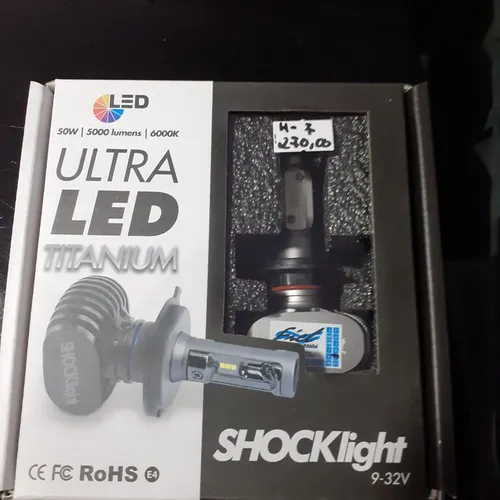 ultra led titanium shocklight  H7 nova com garantia instalada no seu carro 
