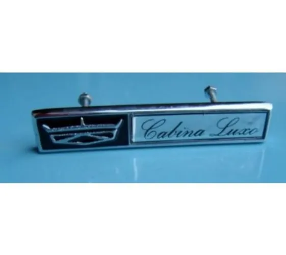 Emblema Cabina Luxo Do Porta Luva F-100 72 Em Diante