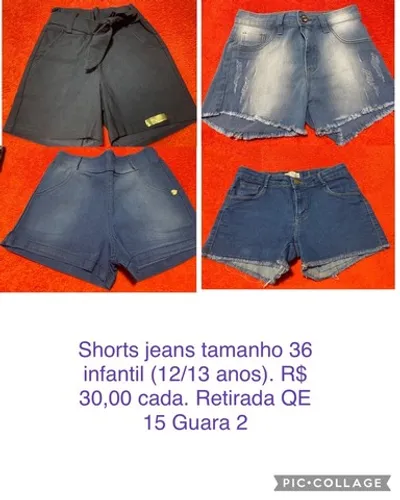Roupas vestem 12/13 anos