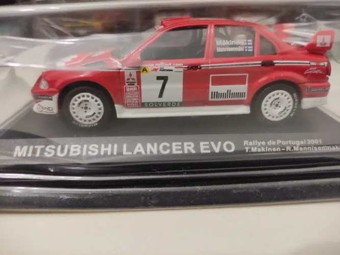 Mitsubishi Lancer - Vencedor Rally 2001, Ixo 1:43 Miniatura