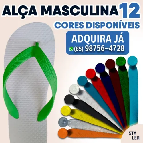 Alças Masculinas Para Chinelos