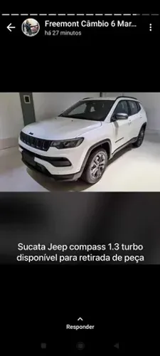 Sucata Compass 1.3 2020  para retirada de peças 