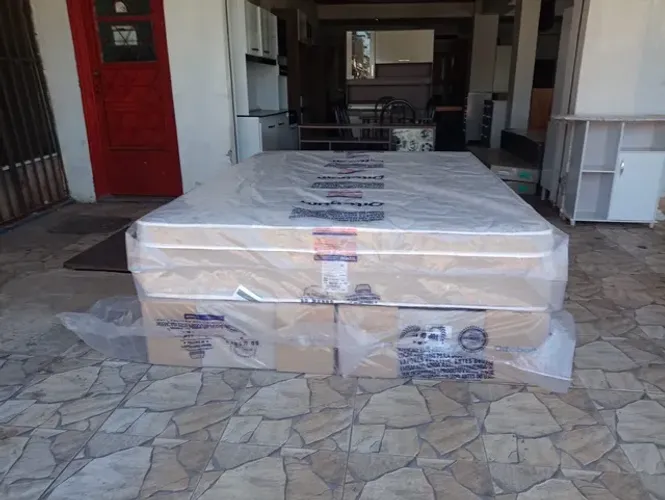 Cama box completa Queen Ortobom 