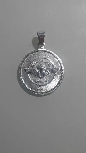 Pingente de prata paraquedistas 