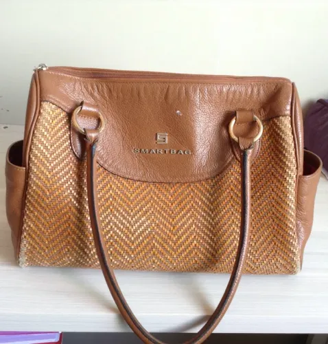 Bolsa de couro marca smartbag