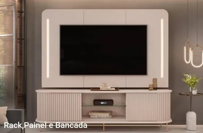RACK COM PAINEL ATLAS DJ.