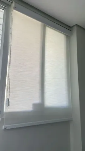 Cortina Rolô para Janela - Branca