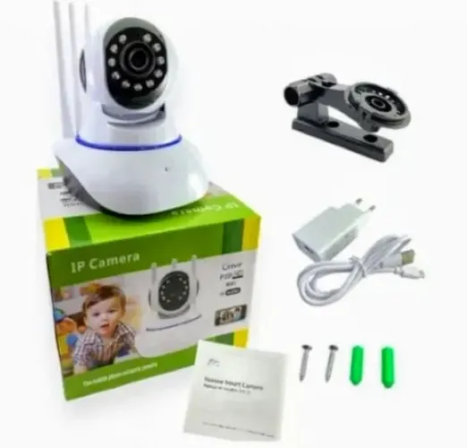 Câmera Ip Robô visão Noturna Hd Wifi sem fio